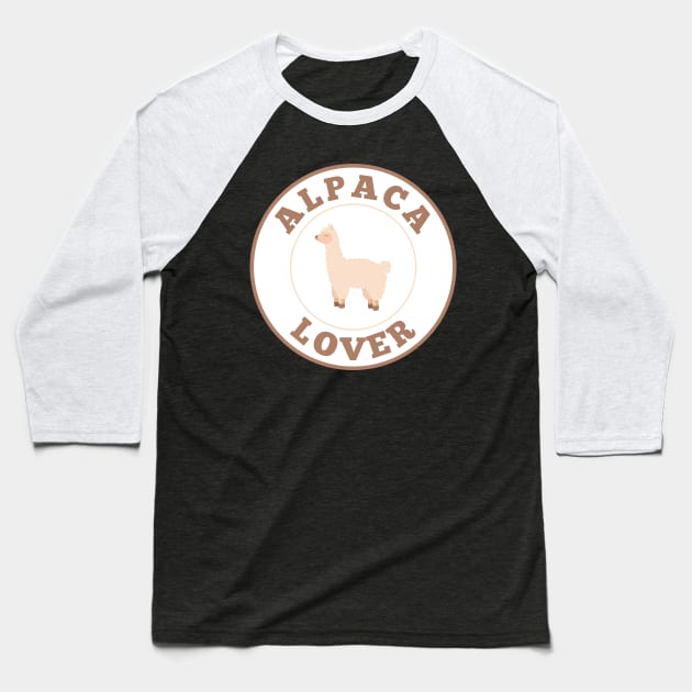 Alpaca lover Baseball T-Shirt by SilentCreations